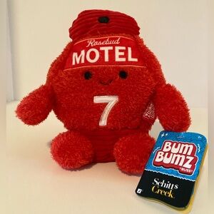 NWT BumBumz - Motel Key - Schitt’s Creek Rosebud Motel - Red Motel Key Plush
